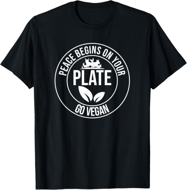 Vegan Gifts & Accessories Women's Vegan T-Shirt Black Small ... - Image 2